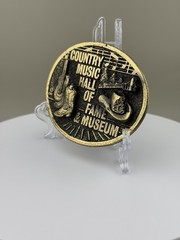 Country Music Hall of Fame Belt Buckle Vintage Americana 1982
