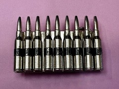 Gun Bullet&rsquo;s Shell Casing Chain Ammo Clip Figural Belt Buckle