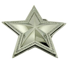 Star Belt Buckle rhinestone sheriff Texas Cowboy girly cowgirl western rodeo new