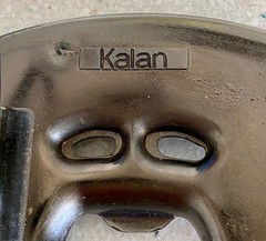 Kalan Skull & Crossbones Belt Buckle Bottle Opener Novelty Silver Tone Oval