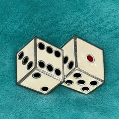 Belt Buckle – The Great American Buckle Co 1990 Dice