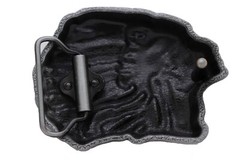 New Men Antique Dark Silver Metal Buckle Native American Indian Fashion Jewelry
