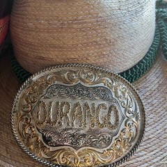 VINTAGE Western Durango Gold and Silver Ornate Buckle