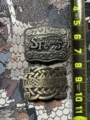 Bergamot Celtic Cross Knot V-258 & Southern Thread Metal Belt Buckles Free Ship