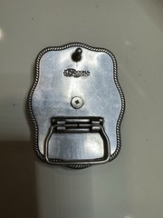 vintage NOCONA belt buckle RODEO metal steel WESTERN cowboy BULL RIDER