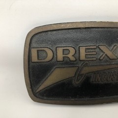 VTG Drexel Industries Inc Solid Brass Belt Buckle Provo Utah Dyna Distribution