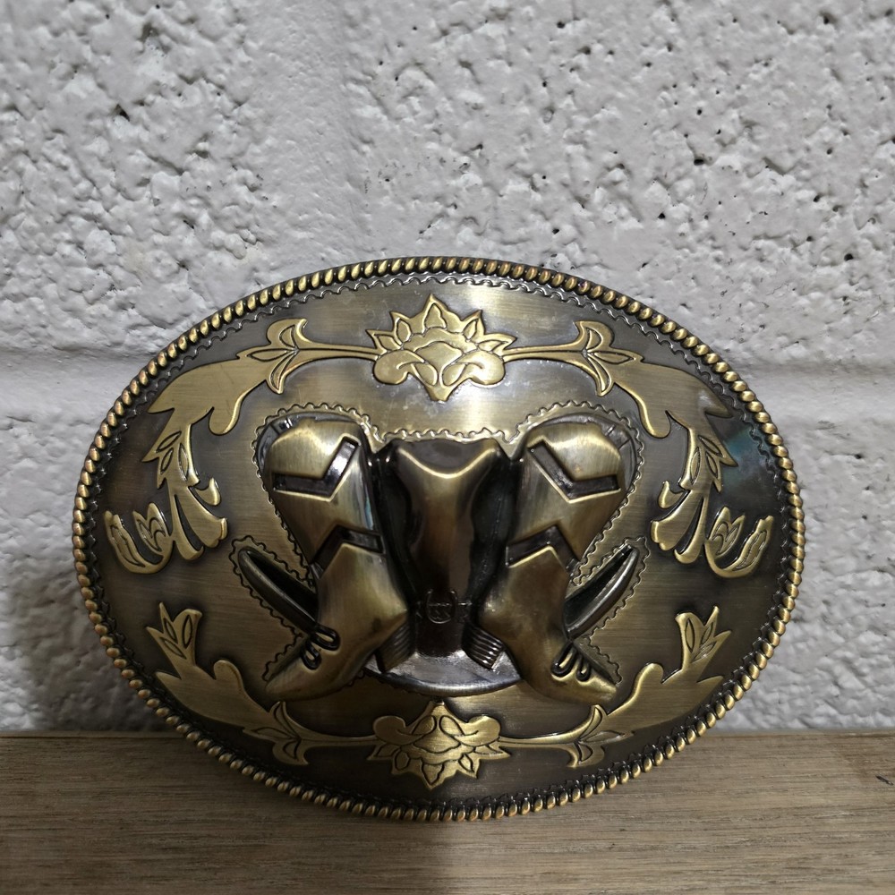 Boots Cowboy Hat Belt Buckle Western Rodeo Fashion Unisex Cowboy Belt Buckles