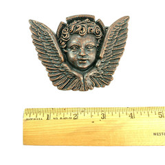 Washed Up Hollywood Angel Metal Belt Buckle Grunge Skull Punk Biker