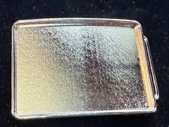 Rectangular Silver Color Craft Project Belt Buckle Make your own DIY Design!