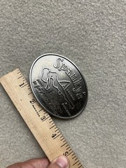 Vintage Spanky’s Lounge Pool Hall Western Belt Buckle Biker Dive Bar