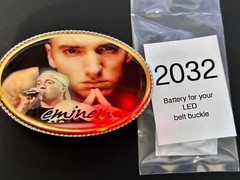 Eminem Slim Shady Led Multi Color Light Flashing Belt Buckle W/ Fresh Battery!