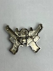 Lot 3 Vintage Belt Buckles Rocawear Skull Guns Metal Heavy Biker Punk