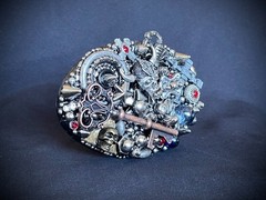 « Salvaged Kingdom » Ind. OOAK Mixed Metal Artisan Belt Buckle – Darren McNeese