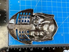 Knights Helmet & Skull Belt Buckle Medieval Armor Design Belt Buckle