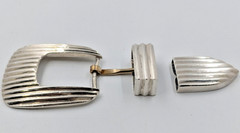DOUGLAS MAGNUS Santa Fe 925 Sterling Silver Heavy Belt Buckle 79.30Grams