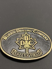 Burris Drilling BDC DynaBuckle Solid Bronze Belt Buckle – Provo Utah MCM