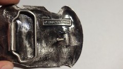 Vintage Harley Davidson #1 Wing Belt Buckle Panhead Pin Brass AMF Chopper Vest