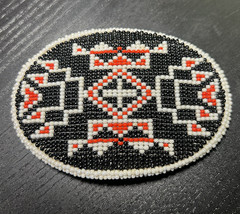Native American Rosette Style Vintage Belt Buckle Never Worn