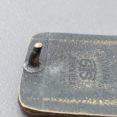 Vintage 1978 The Right to Keep and Bear Arms Solid Brass Belt Buckle