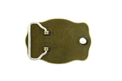Western Bull Cowboy Cowgirl Solid Brass Metal Belt Buckle