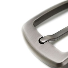Edelstahl-Dornschließe für Herren Ledergürtel Ersatz Snap On 40mm Chrome
