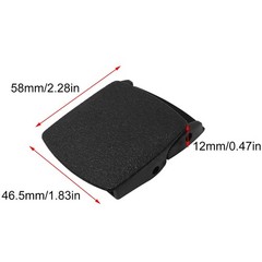 LUORNG 38cm Plastic Buckle 4PCS Black Nylon Canvas Web Belt 58×46.5mm,