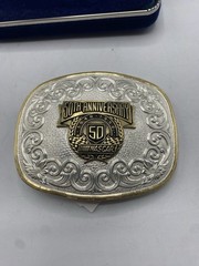 NASCAR 50th Anniversary Belt Buckle Montana Silversmiths