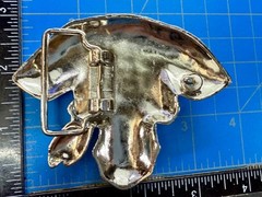 Pirate Skull Head with Hat Bandana Halloween Cosplay Raised 3D Belt Buckle