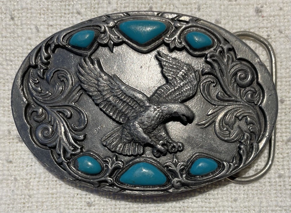 Metal Eagle Belt Buckle Arroyo Grande Buckle Co. 9×6.2cm Belt Width 5cm