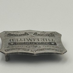 The Limited Vintage Belt Buckle Silver Tone First Quality Dry Goods Italy