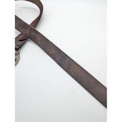 Levi&rsquo;s Leather Belt Mens Size 46 48 Independent Cross Buckle Removable Skatboard