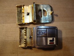 Dunhill & FILA Logo Men&rsquo;s Belt Buckles Vintage lot of 2