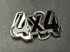 4X4 Four By Truck Drive Gear Block Letters Jeep Pickup Cutout Belt Buckle