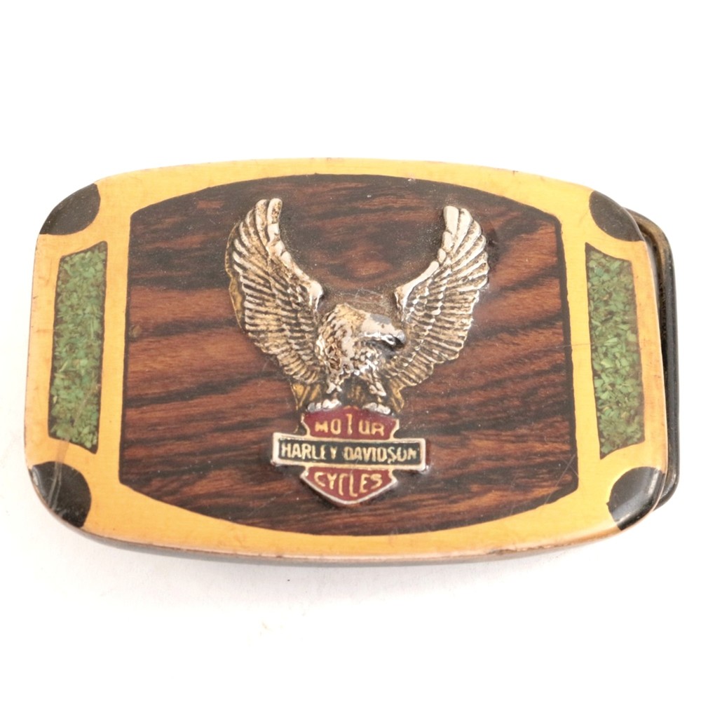 Harley-Davidson Solid Brass Belt Buckle – Vintage – RC1951
