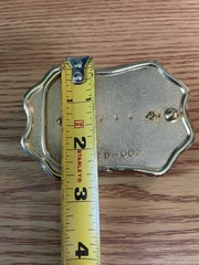 Vintage Masonic 32nd Degree Freemasons Belt Buckle