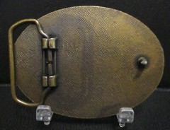 Hy-Capacity HC Humbolt Iowa 20th Anniversary 1998 Brass Collectible Belt Buckle