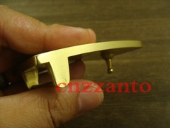 Solid Brass Belt Buckles rectangle plain Plate Classical for 38mm belt Z154B