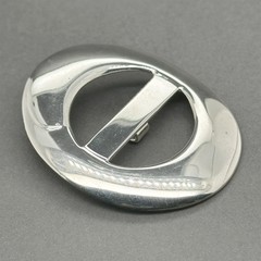 Estate Tiffany & Co. Sterling Silver Peretti Vintage Belt Buckle