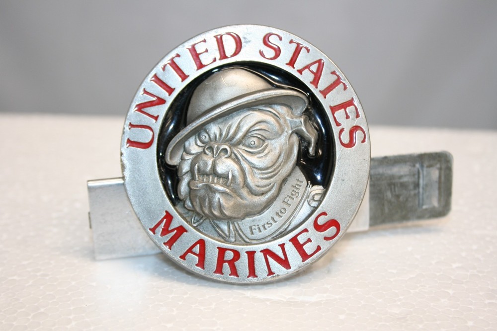 Buckles of America United States Marines Bulldog Belt Buckle BA-176