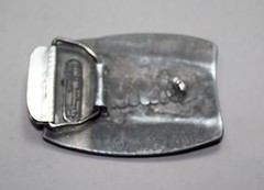 CDC Metalworks Pewter Belt Buckle Great American Eagle Colorado USA