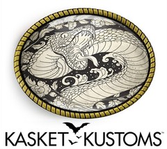 Snake Belt Buckle – Vintage Tattoo Flash Art Handmade Belt Buckle – 914