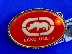Ecko Unltd Belt Buckle Attention Grabbing Led Lights! W/ Fresh Battery