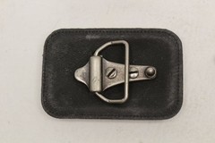 Lot of 9 Assorted Belt Buckles 1.5” Silvertone Studs Chrome Brass Leather Craft