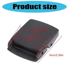 Elegant 38mm Plastic Buckle For Belts Contemporary Design Fits All Styles