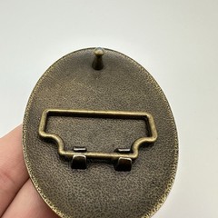 Don’t Tread On Me Belt Buckle Gadsden Snake Bronze Black Enamel VTG Patriotic