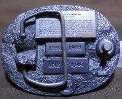 Belt Buckle – Waterfowl U.S.A. – Mallards – 1993-1994 – One of 5000 – 2.75 »x2.2