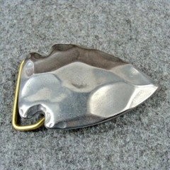 Triangle Stainless Steel Pin Belt Buckle Men&rsquo;s Belt Buckles Fit 1.5&Prime; / 38mm Belt