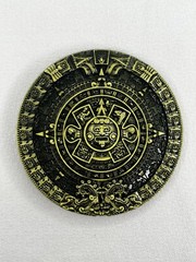 Zinc Alloy Mayan Aztec Solar Calendar Stone Belt Buckle