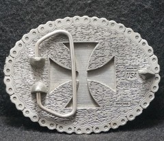 WK25116 VERY COOL VINTAGE 2004 ***CROSS*** RELIGIOUS UNISEX FASHION BELT BUCKLE
