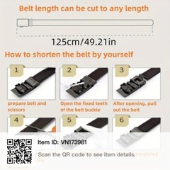 MEN&rsquo;S FASHION BELT, STYLISH DRAGON PATTERN DESIGN, DURABLE ALLOY